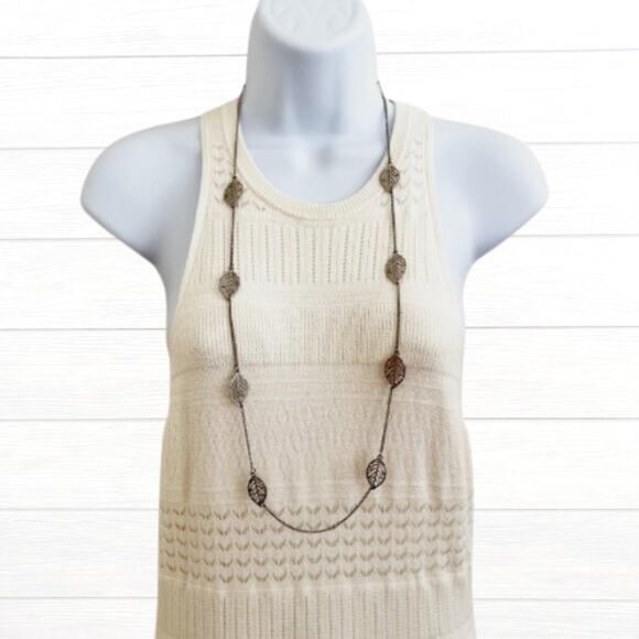 ABERCROMBIE & FITCH Creamy White Knit Sweater Dress, S - Picture 5 of 7